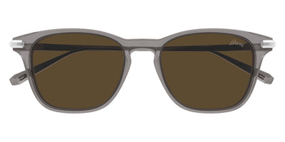 Brioni® BR0092S - Gray/Silver / Brown Sunglasses