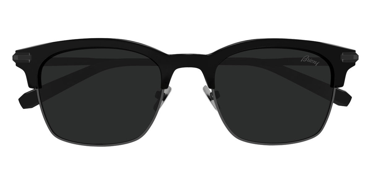 Brioni® BR0093S - Black / Gray Sunglasses