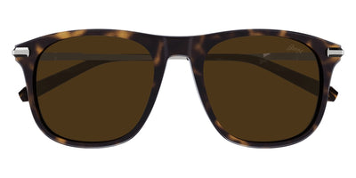 Brioni® BR0094S - Havana/Ruthenium / Brown Sunglasses
