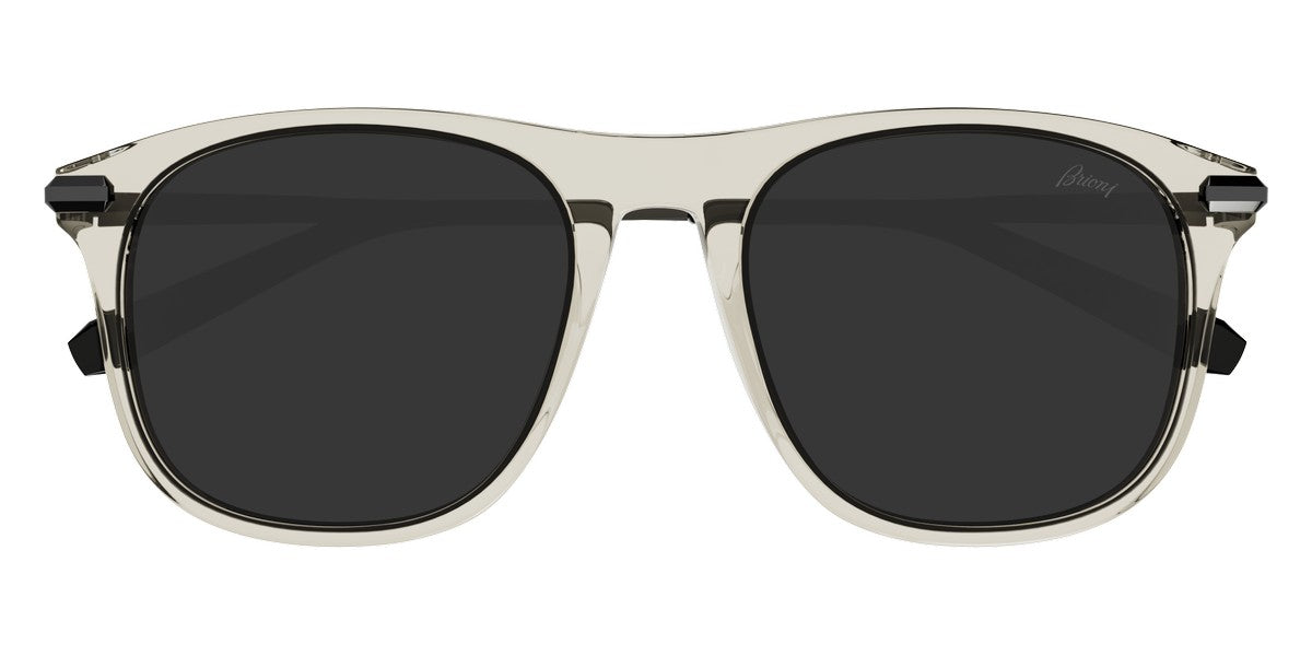 Brioni® BR0094S - Beige/Ruthenium / Gray Sunglasses