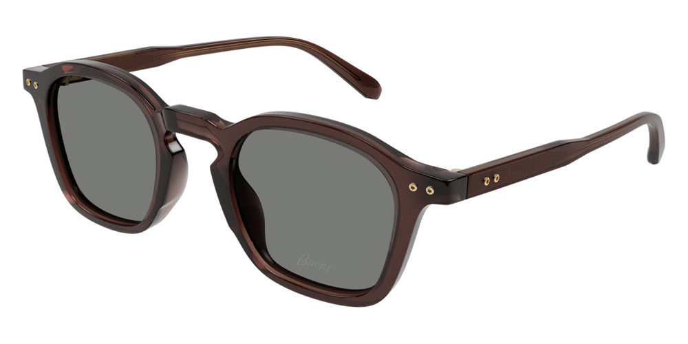 Brioni® BR0097S - Brown / Gray Sunglasses