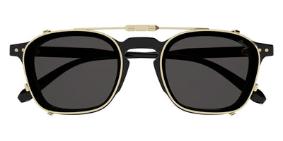 Brioni® BR0097S - Black / Gray Sunglasses