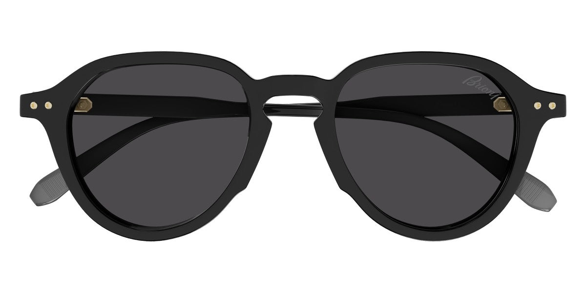 Brioni® BR0098S - Black / Gray Sunglasses