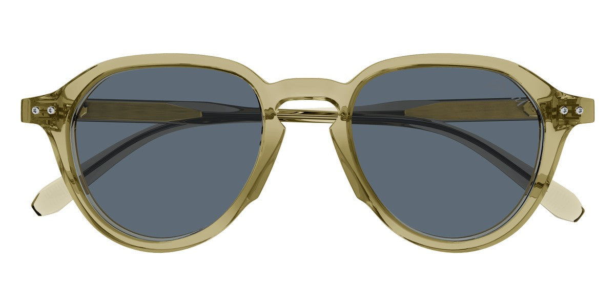 Brioni® BR0098S - Brown / Blue Sunglasses