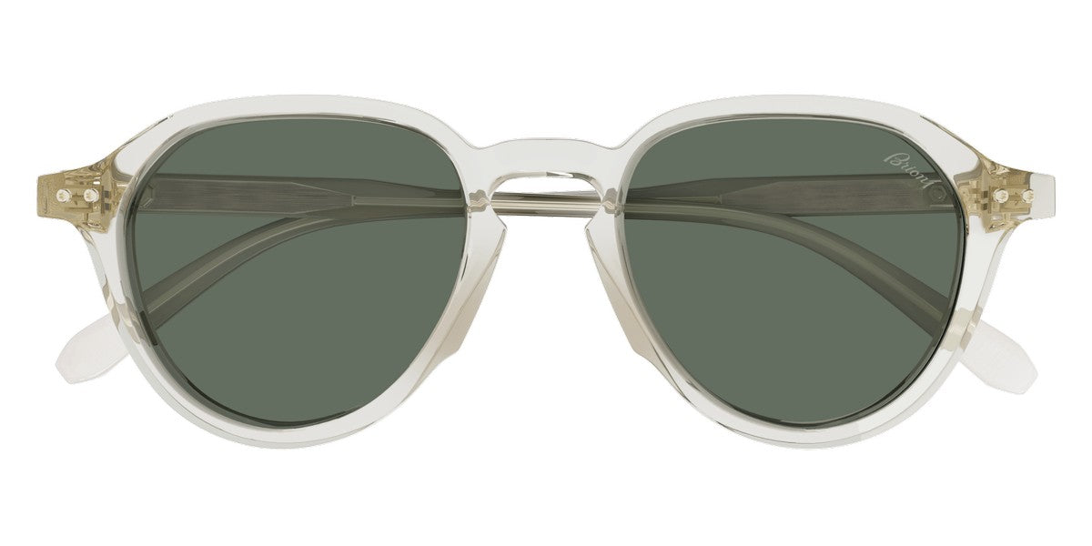 Brioni® BR0098S - Beige / Green Sunglasses