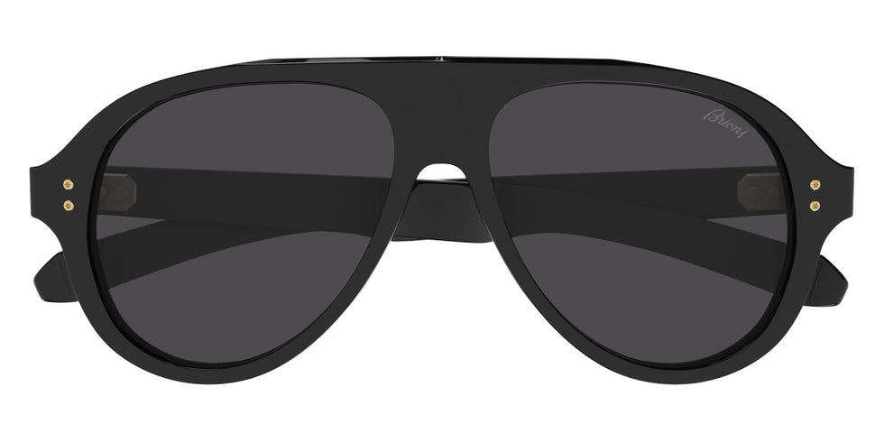 Brioni® BR0100S - Black / Gray Sunglasses