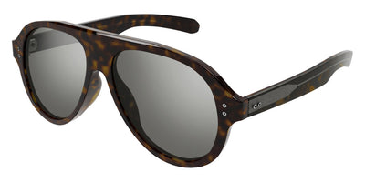 Brioni® BR0100S - Havana / Gray Mirrored Sunglasses