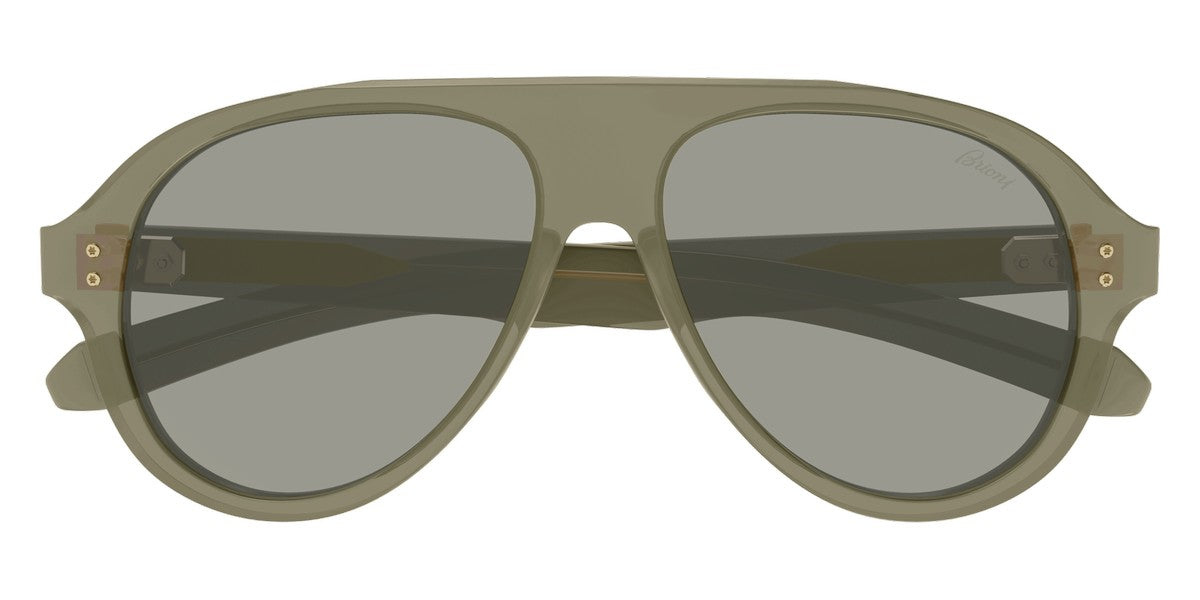Brioni® BR0100S - Brown / Gray Sunglasses