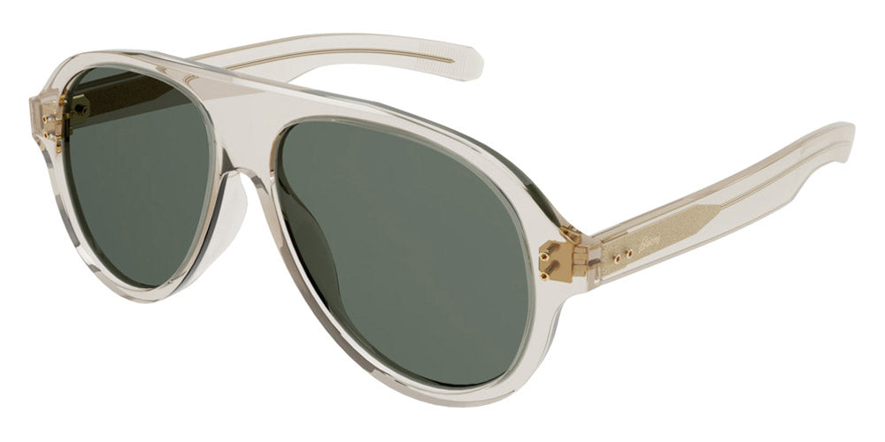 Brioni® BR0100S - Beige / Green Sunglasses