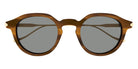 Brioni® BR0103S - Brown/Gold / Gray Sunglasses