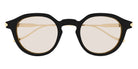 Brioni® BR0103S - Black/Gold / Yellow Sunglasses