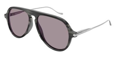 Brioni® BR0104S - Gray/Silver / Gray Sunglasses