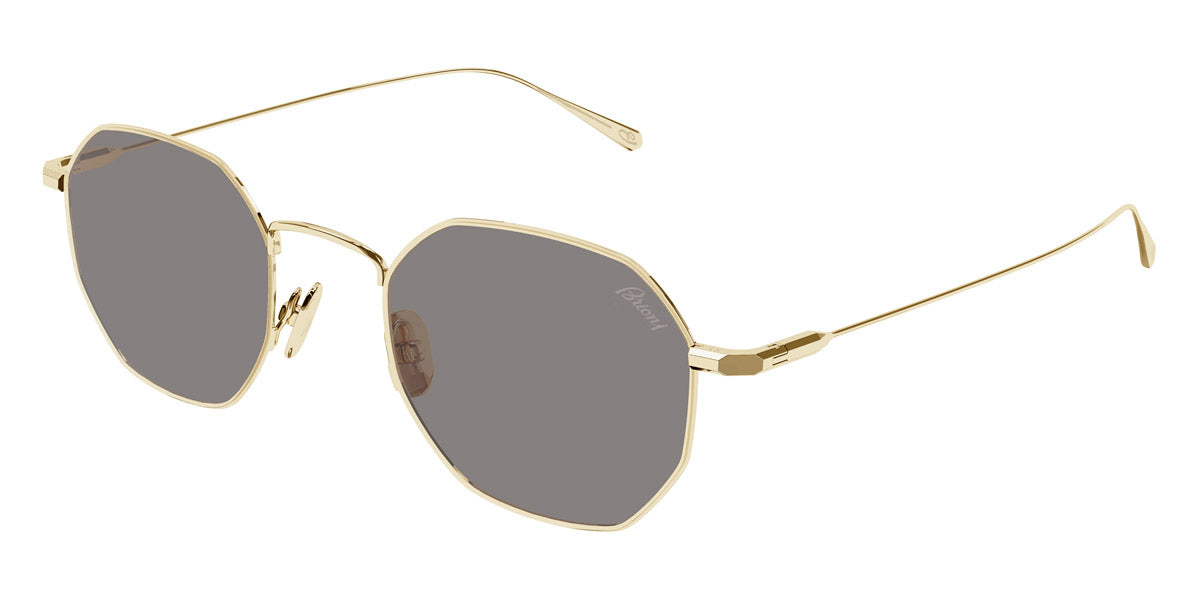 Brioni® BR0105S - Gold / Gray Sunglasses