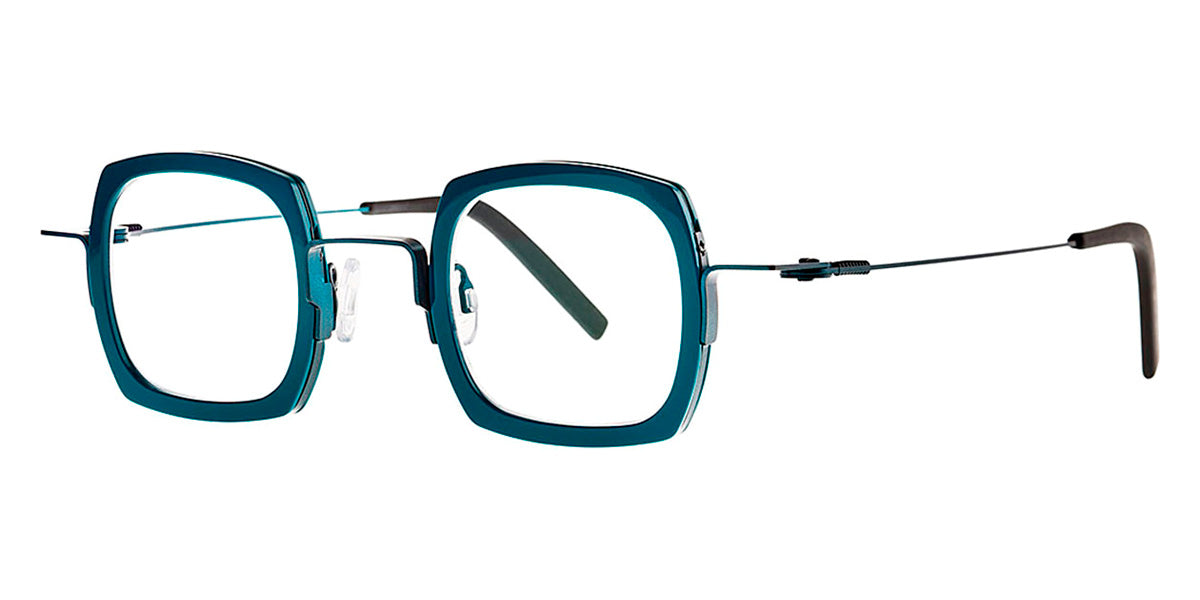 Theo® Broccoli TH BROCCOLI 044 41 - Plain Bluesred+Bluesy Green Eyeglasses