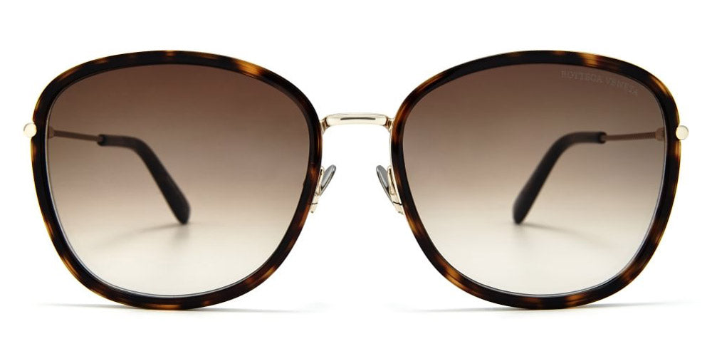 Bottega Veneta® BV0220SK - Havana / Brown Sunglasses