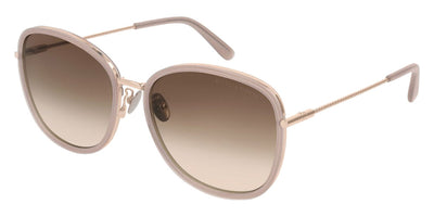Bottega Veneta® BV0220SK - Nude / Brown Sunglasses
