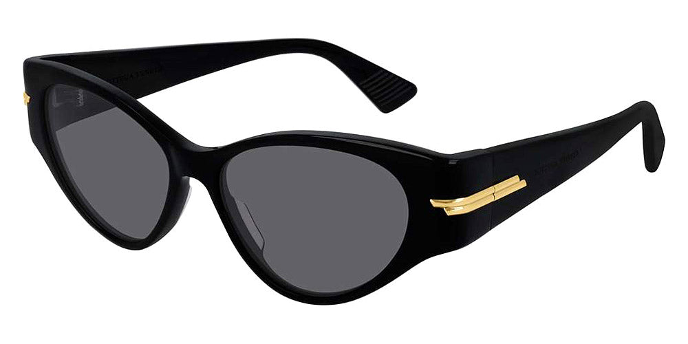 Bottega Veneta® BV1002S - Black / Gray Sunglasses