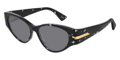 Bottega Veneta® BV1002S - Havana / Gray Sunglasses