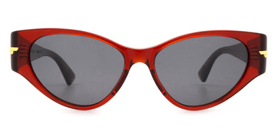Bottega Veneta® BV1002S - Burgundy / Gray Sunglasses