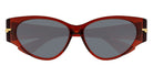 Bottega Veneta® BV1002S - Burgundy / Gray Sunglasses