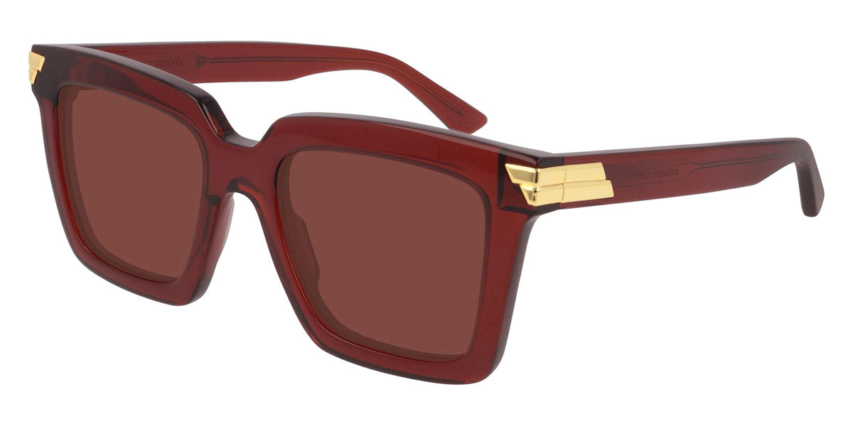 Bottega Veneta® BV1005S - Burgundy / Red Sunglasses