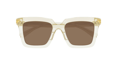 Bottega Veneta® BV1005S - Beige / Brown Sunglasses