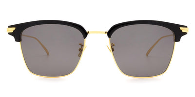 Bottega Veneta® BV1007SK - Gold / Black / Gray Sunglasses