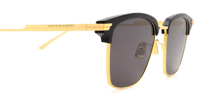 Bottega Veneta® BV1007SK - Gold / Black / Gray Sunglasses