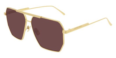 Bottega Veneta® BV1012S - Gold / Brown 5 Sunglasses