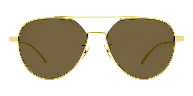 Bottega Veneta® BV1013SK - Gold / Brown Sunglasses