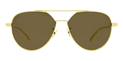Bottega Veneta® BV1013SK - Gold / Brown Sunglasses