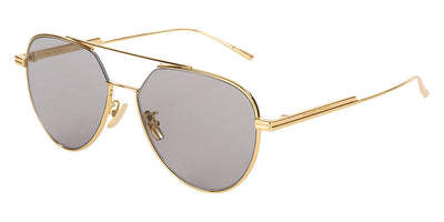 Bottega Veneta® BV1013SK - Gold / Gray Sunglasses