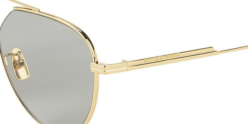 Bottega Veneta® BV1013SK - Gold / Gray Sunglasses