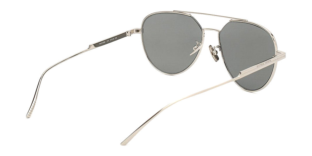 Bottega Veneta® BV1013SK - Silver / Silver Mirrored Sunglasses