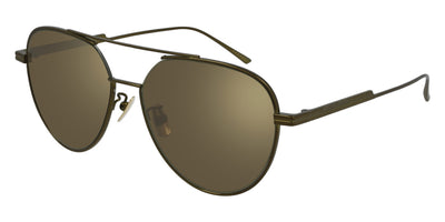 Bottega Veneta® BV1013SK - Green / Bronze Flash Sunglasses