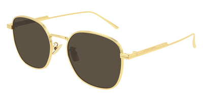 Bottega Veneta® BV1014SK - Gold / Brown Sunglasses