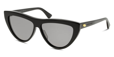 Bottega Veneta® BV1018S - Black / Gray Sunglasses