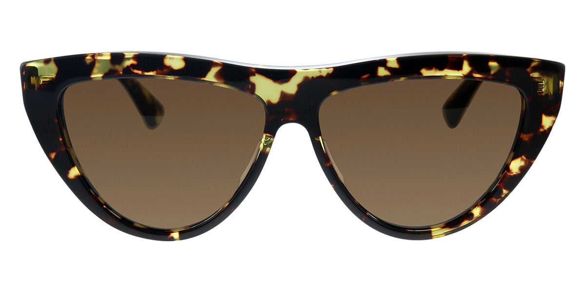 Bottega Veneta® BV1018S - Havana / Brown Sunglasses