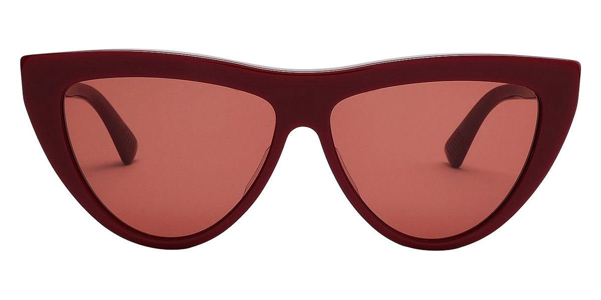 Bottega Veneta® BV1018S - Burgundy / Red Sunglasses