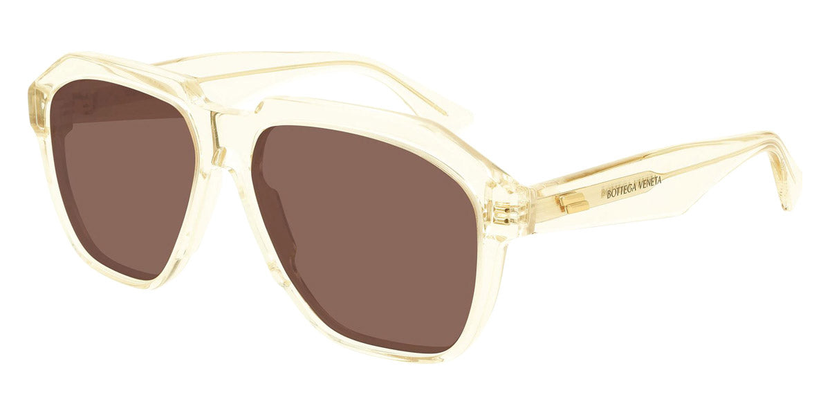 Bottega Veneta® BV1034S - Beige / Brown Sunglasses
