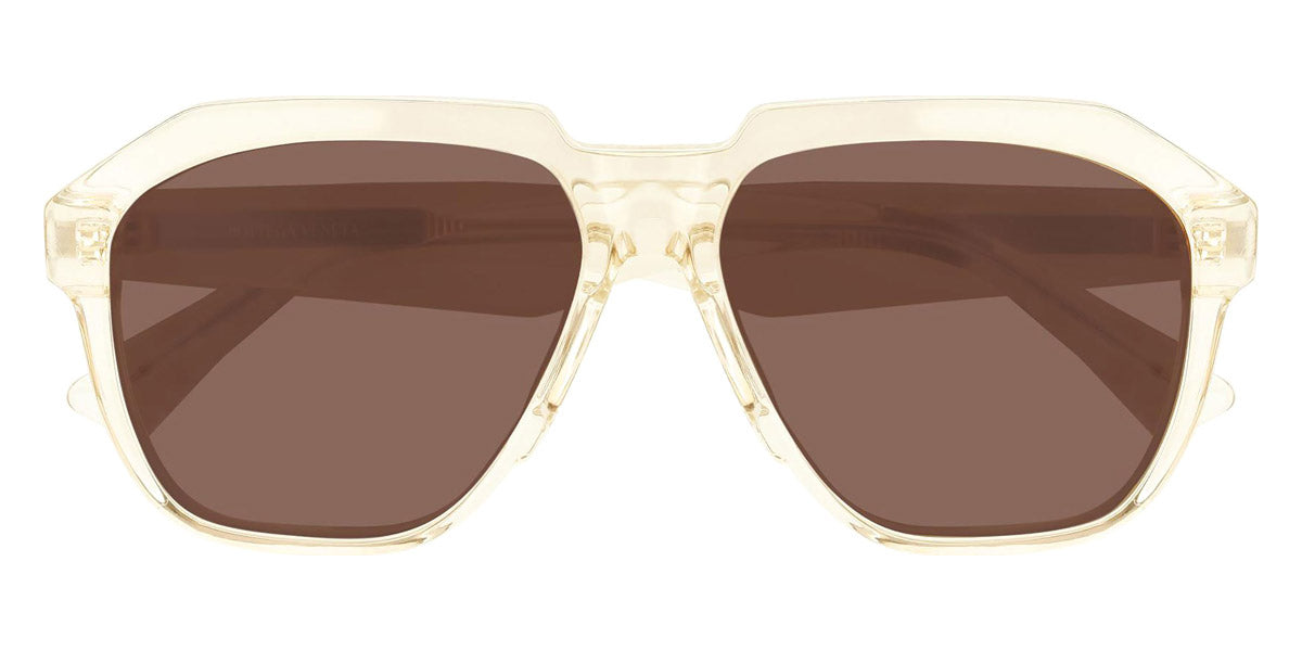 Bottega Veneta® BV1034S - Beige / Brown Sunglasses