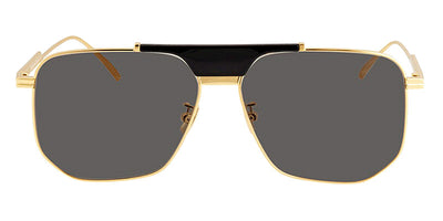 Bottega Veneta® BV1036S - Gold / Gray Sunglasses