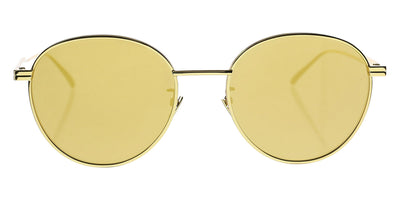 Bottega Veneta® BV1042SA - Gold / Gold Mirrored Sunglasses
