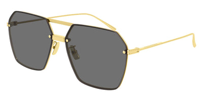 Bottega Veneta® BV1045S - Gold / Gray Sunglasses