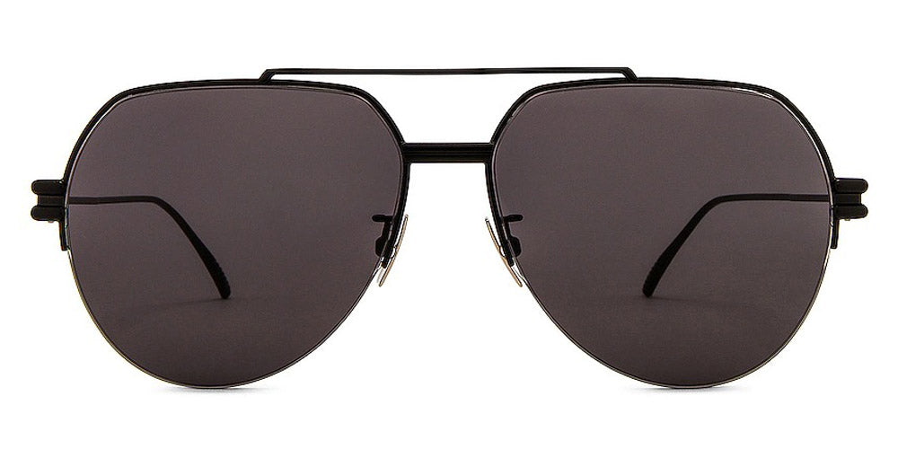Bottega Veneta® BV1046S - Black / Gray Sunglasses