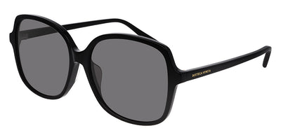 Bottega Veneta® BV1053SA - Black / Gray Sunglasses