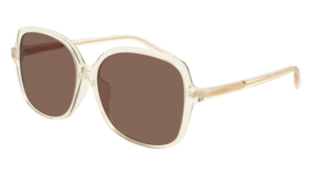 Bottega Veneta® BV1053SA - Beige / Brown Sunglasses