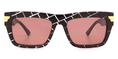 Bottega Veneta® BV1058S - Burgundy / Pink Sunglasses