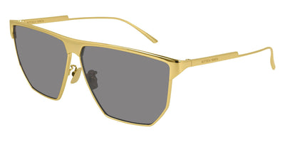 Bottega Veneta® BV1069S - Gold / Gray Sunglasses