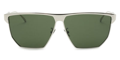 Bottega Veneta® BV1069S - Silver / Green Sunglasses